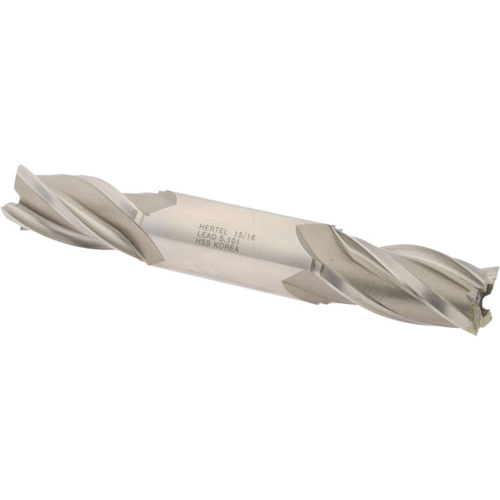 15/16" 4-Flute High Speed Steel Square End Mill - Hertel E1051060
