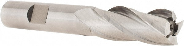 9/16" 4-Flute High Speed Steel Square End Mill - Hertel E1031036