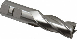 27/32" 4-Flute High Speed Steel Square End Mill - Hertel E103105401