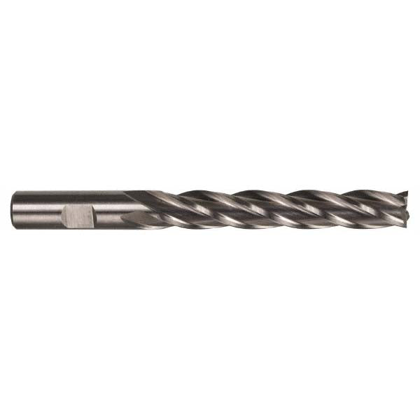 1-1/4" 4-Flute High Speed Steel Square End Mill - Hertel GG040116
