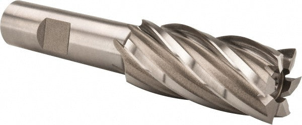 7/8" 6-Flute High Speed Steel Square End Mill - Hertel E1032908