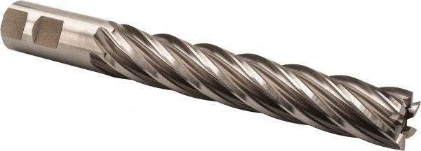 7/8" 6-Flute High Speed Steel Square End Mill - Hertel E1036056