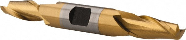 13/32" 2-Flute High Speed Steel Square End Mill, TiN - Hertel E8050026