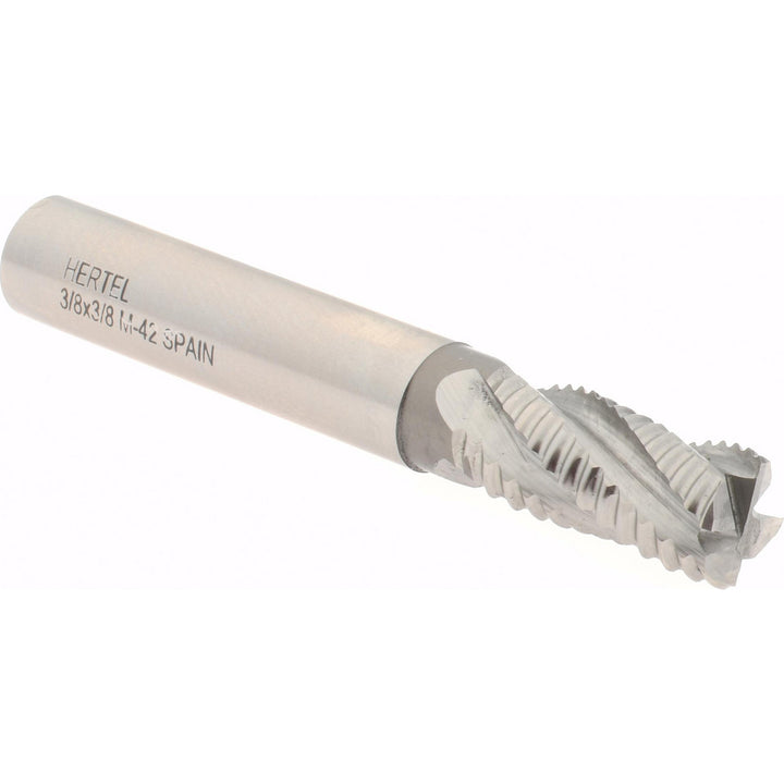 0.3750" 4-Flute Cobalt Single End Mill - Hertel 41120379
