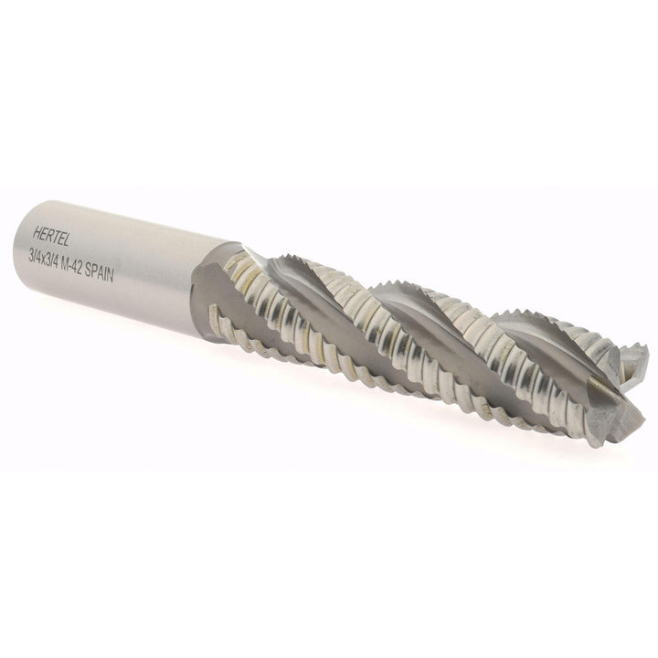 0.75" 4-Flute Cobalt Roughing End Mill - Hertel 41120452