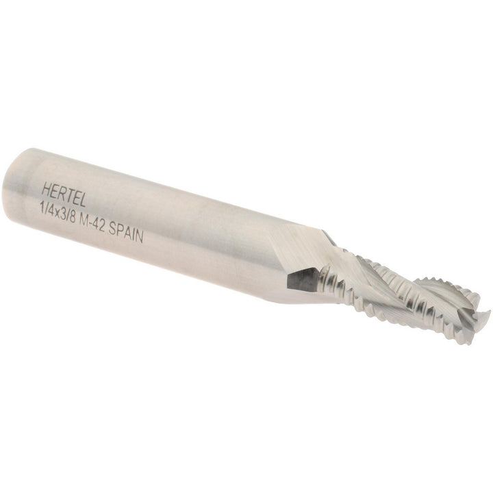 0.2500" 3-Flute Cobalt Single End Mill - Hertel 41120486