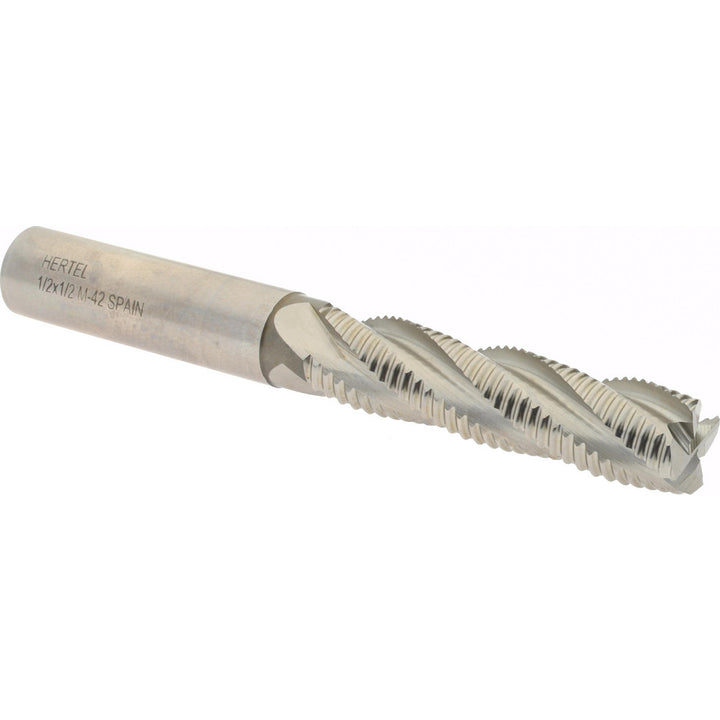 0.5000" 4-Flute Cobalt Single End Mill - Hertel 41120510