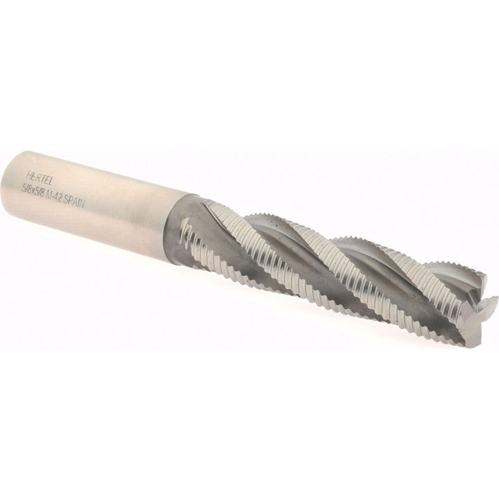 0.625" 4-Flute Cobalt Roughing End Mill - Hertel 41120536