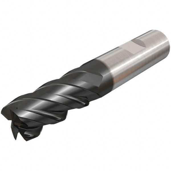 0.1969" 4-Flute Solid Carbide Square End Mill, TiAlN - Iscar 5620730