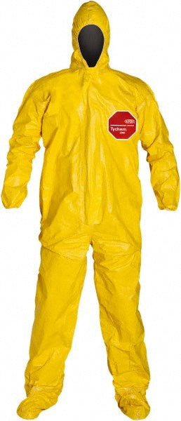 X-Large Yellow Chemical; Splash; Bloodborne Pathogen Protective Garment - Dupont QC122TYLXL000400