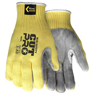 Small Yellow Kevlar Cut, Puncture & Abrasion-Resistant Gloves - MCR Safety 9686S