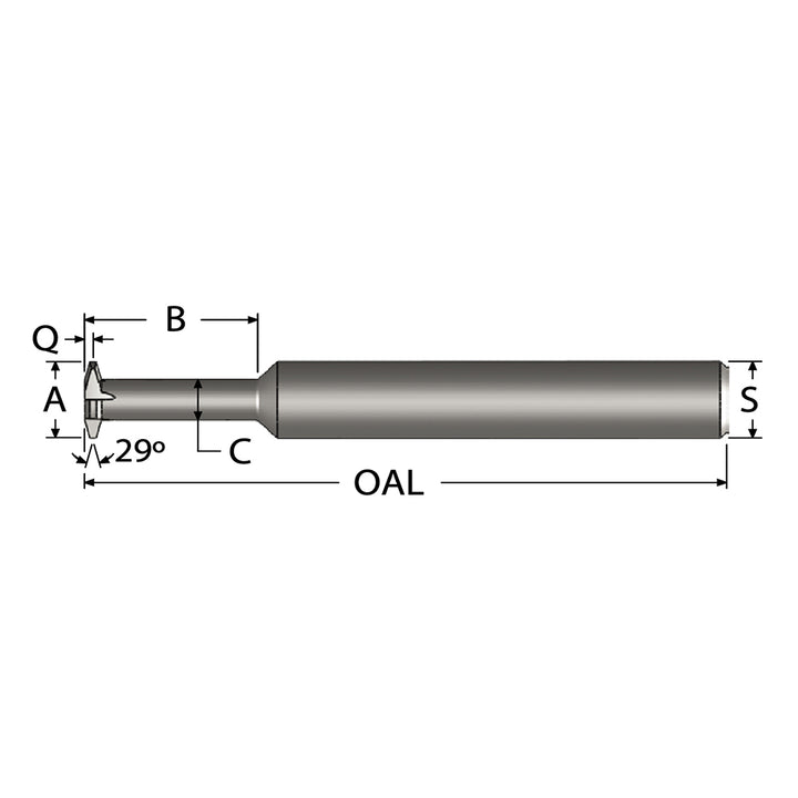 1-5 - 1-1/4-5" Single Profile Thread Mills - Scientific Cutting Tools SPTM620SA-5L