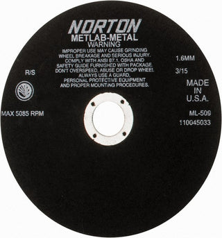 9" Aluminum Oxide Grinding & Cutoff Wheel - Norton 66253117829