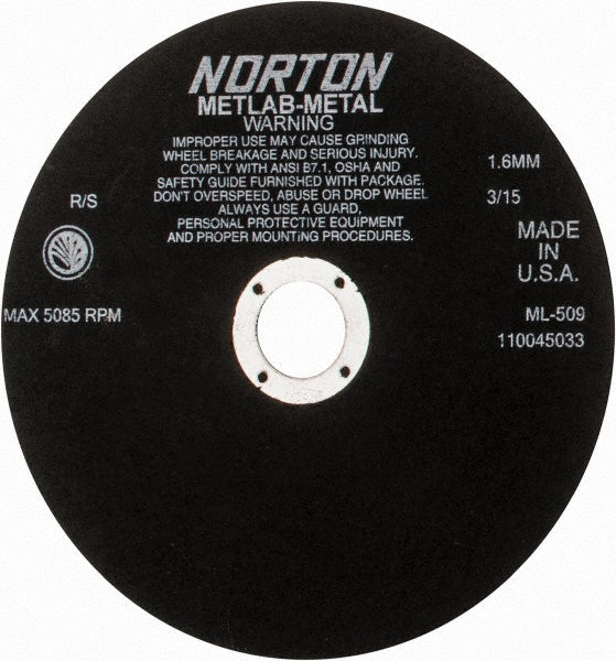 9" Aluminum Oxide Grinding & Cutoff Wheel - Norton 66253117829