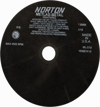 10" Aluminum Oxide Grinding & Cutoff Wheel - Norton 66253117831