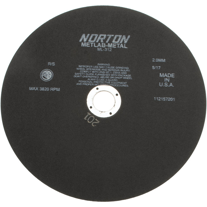 12" Aluminum Oxide Grinding & Cutoff Wheel - Norton 66253322153