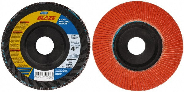 4-1/2" 120-Grit Ceramic Disc - Norton 66254400256