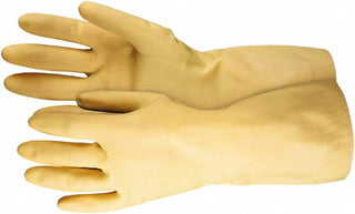 Yellow Latex Gloves - MCR Safety 5199E