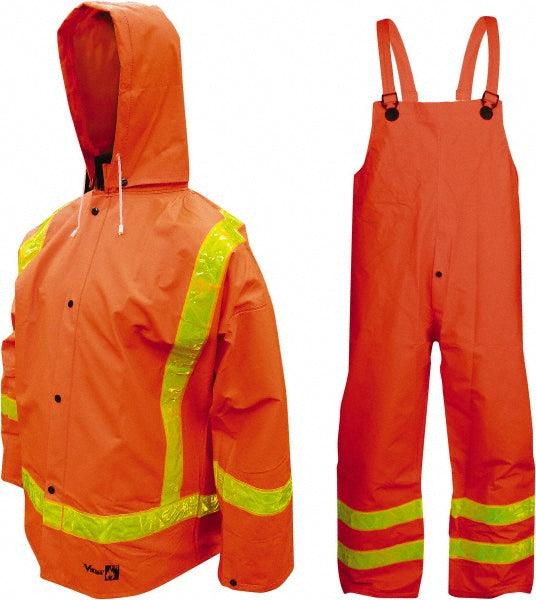 Large Chemical; Flame-Resistant; Flame-Retardant; Rain Protective Garment - Viking 2110FR-L