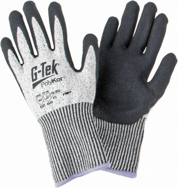 X-Small Salt & Pepper PolyKor Cut, Puncture & Abrasion-Resistant Gloves - PIP 16-350/XS