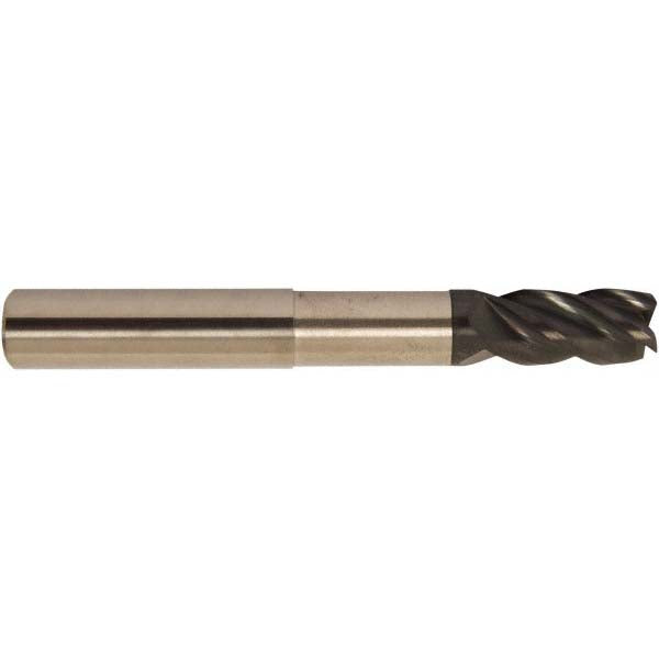5/8" 4-Flute Solid Carbide Corner Radius End Mill, AlCrTiN - Accupro 310941