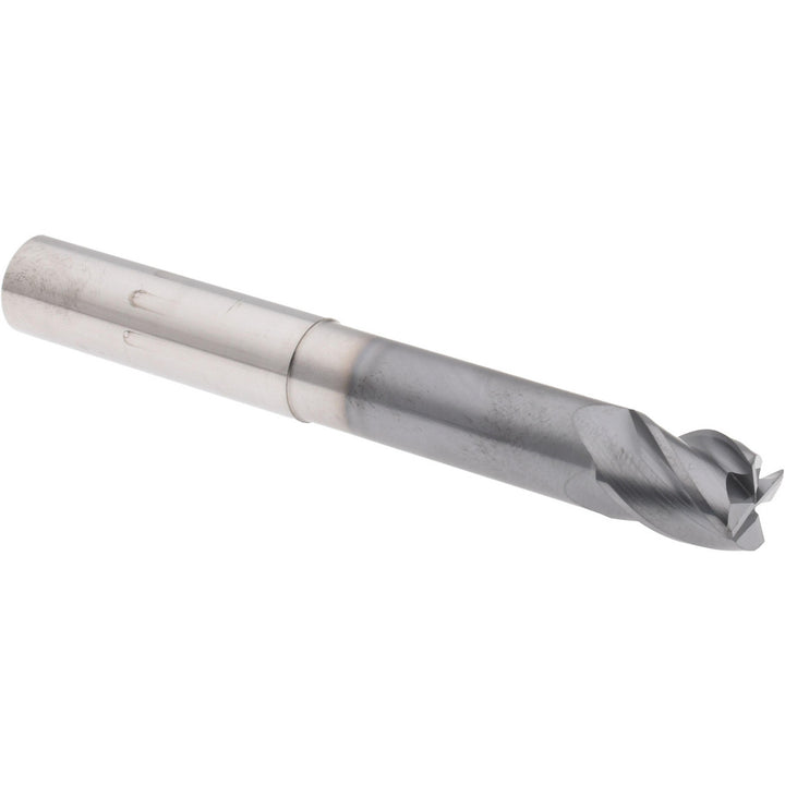 1/2" 4-Flute Solid Carbide Corner Radius End Mill, AlCrTiN - Accupro 310893