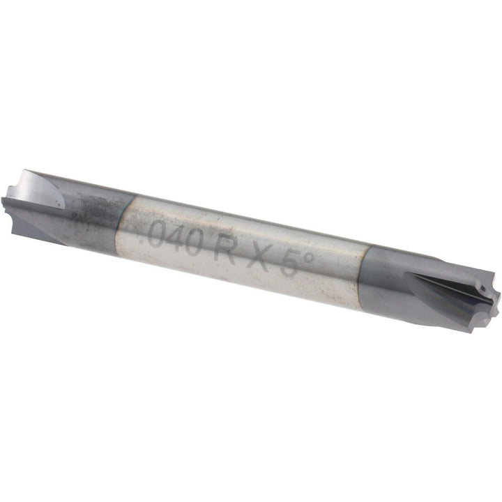 1/4" 4-Flute Solid Carbide Corner Rounding End Mill, AlTiN - Harvey Tool 68040-C3