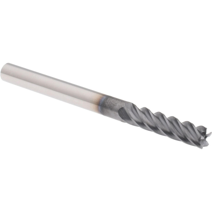 1/4" 5-Flute Solid Carbide Corner Radius End Mill, AlCrTiN - Accupro 311448
