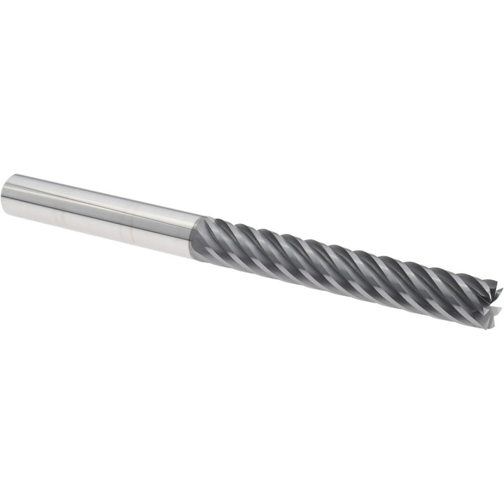 1/2" 7-Flute Solid Carbide Square End Mill, AlTiCrN - Accupro 312657