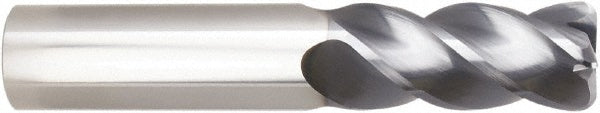 0.2362" 4-Flute Solid Carbide Corner Radius & Corner Chamfer End Mill, AlTiN - Seco 03083964