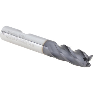 3/8" 4-Flute Solid Carbide Corner Radius End Mill, AlTiN - Seco 03084089