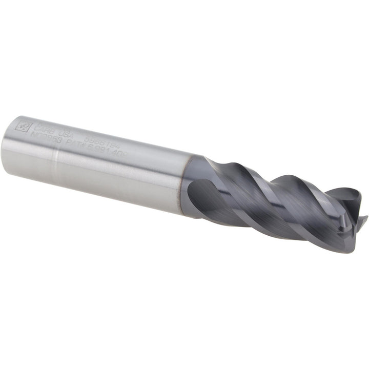 1/2" 4-Flute Solid Carbide Corner Radius End Mill, AlTiN - Seco 03084173
