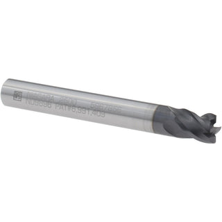 1/4" 4-Flute Solid Carbide Corner Radius End Mill, AlTiN - Seco 03084142