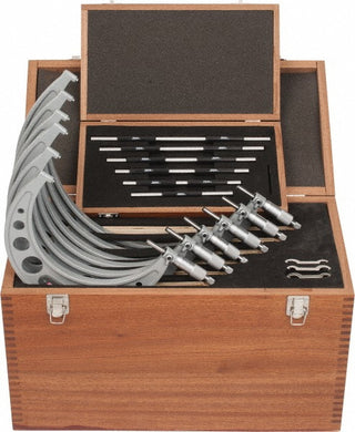 12.0000" 6-Piece Micrometer, 0.0002; 0.0003" accuracy - SPI CMS160622009
