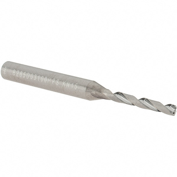 0.1220" Solid Carbide Drill Bit, 135° point - Kennametal 5990785