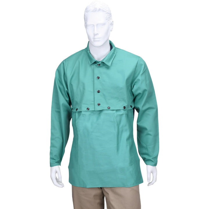2X-Large Green Protective Garment - PRO-SAFE WELD-BC-2XL