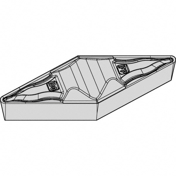 VCMR160404FP Carbide Insert, Grade KCP10, TiCN - Kennametal 5324923