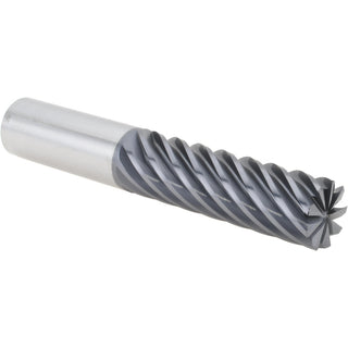 1" 9-Flute Solid Carbide Corner Radius End Mill, AlTiN - Seco 17002378