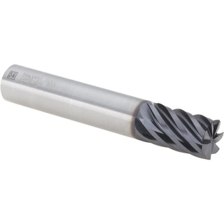 1/2" 7-Flute Solid Carbide Corner Radius End Mill, AlTiN - Seco 17002331
