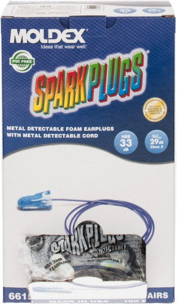 33.00dB Universal Blue; White Ear Plugs - Moldex 6615