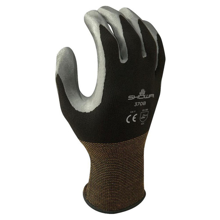 Black; Gray General Purpose Gloves - SHOWA 370BM-07