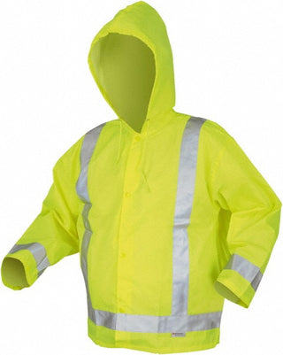 4X-Large Lime Rain Protective Garment - MCR Safety 500RJHX4