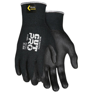 Large Black Kevlar Cut-Resistant Gloves - MCR Safety 9178NFL