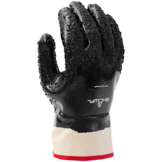 Large White Cotton; Kevlar Cut-Resistant Gloves - SHOWA 7965R-10