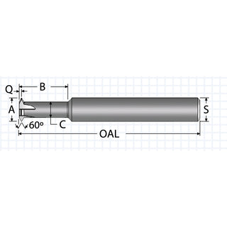 #2-56 - #2-80" Single Profile Thread Mills - Scientific Cutting Tools SPTM059ML