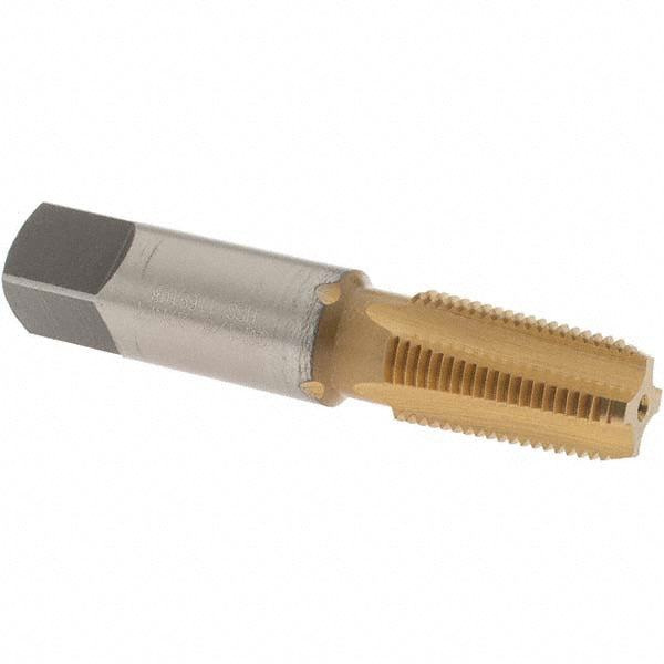 1/8-27 NPT High-Speed Steel Standard Tap, TiN - OSG 1310105