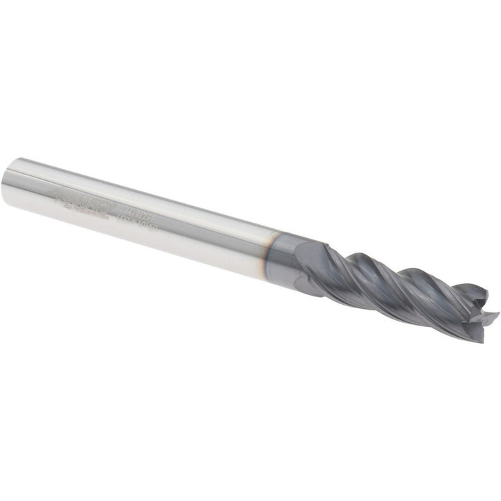 0.2362" 4-Flute Solid Carbide Square End Mill, AlTiN - Accupro 95168335