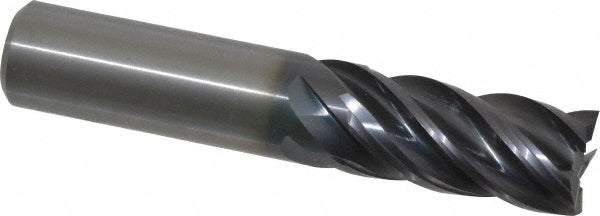 3/4" 5-Flute Solid Carbide Square End Mill, AlTiN - Kennametal 4048737