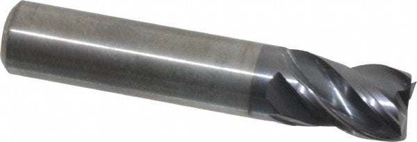 3/8" 4-Flute Solid Carbide Square End Mill, AlTiN - Kennametal 4047749