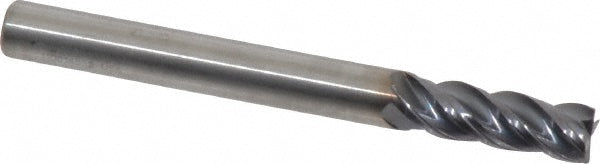 1/4" 4-Flute Solid Carbide Square End Mill, AlTiN - Kennametal 4047723